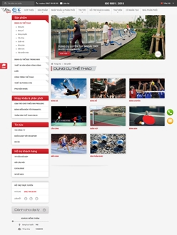 Website bán hàng thể thao trực tuyến Vifa-Sport