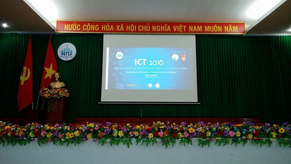 Đồng hành cùng sự kiện NTU ICT 2016 tại Nha Trang