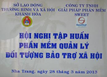 Hội nghị tập huấn triển khai phần mềm Quản lý đối tượng bảo trợ xã hội