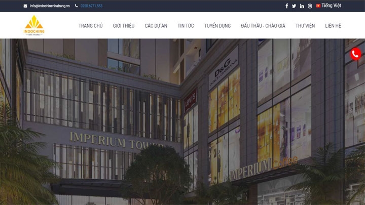Website Indochine Nha Trang