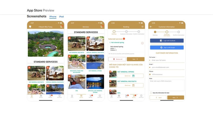 App khu du lịch Khoáng Nóng I-Resort Nha Trang
