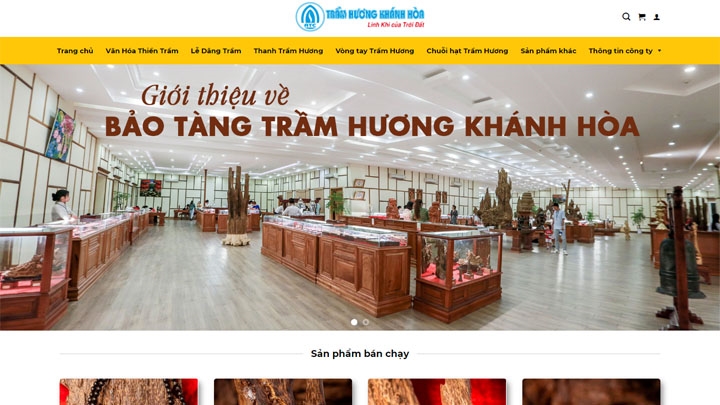 Website Công ty Trầm Hương Khánh Hòa