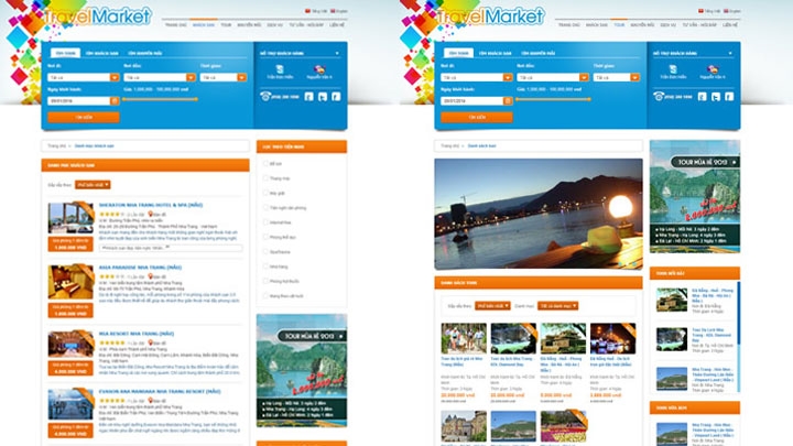 Website TravelMarket.com.vn