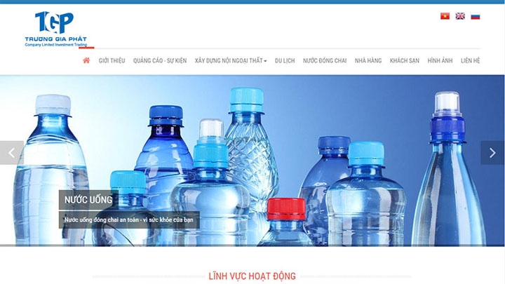 Website Công ty Trương Gia Phát
