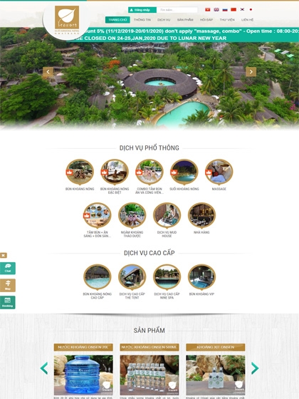 Website Khoáng Nóng I-resort