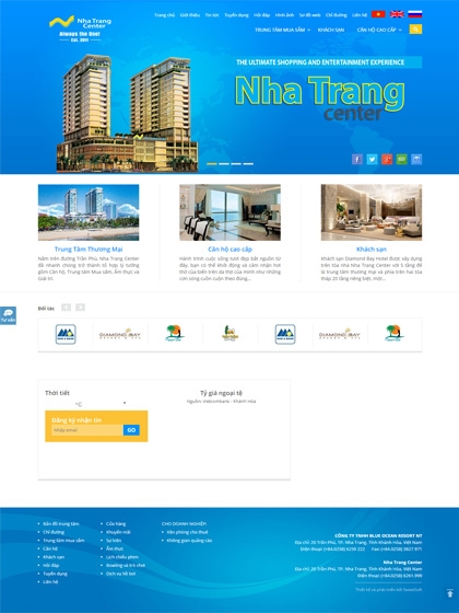 Website Nha Trang Center