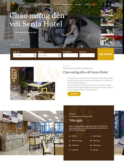 Website Senia Hotel