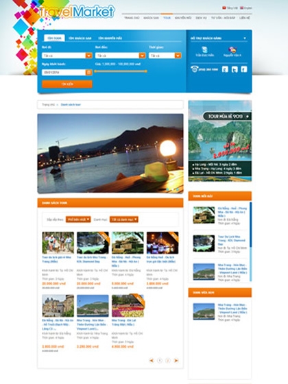 Website TravelMarket.com.vn