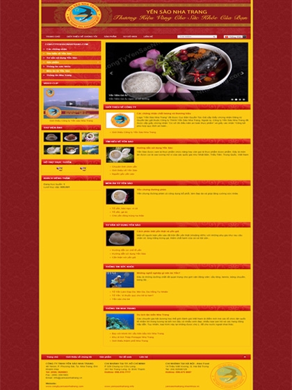Website Công ty Yến Sào Nha Trang