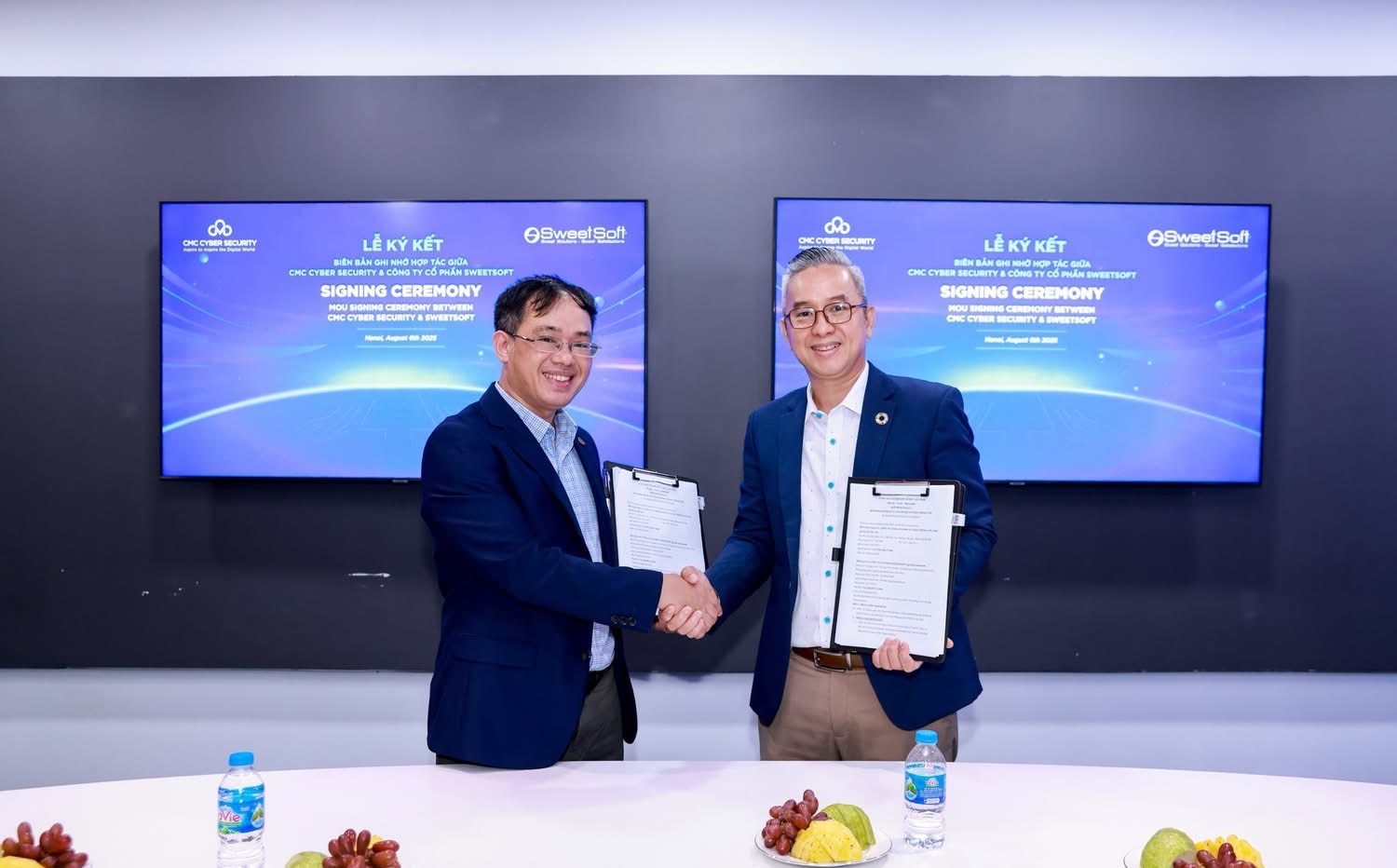 SWEETSOFT & CMC CYBER SECURITY KÝ KẾT HỢP TÁC CHIẾN LƯỢC