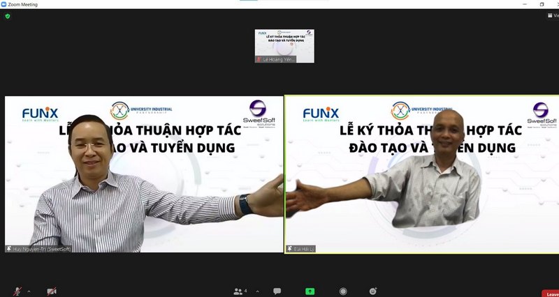 Cuối tháng 5, FUNiX hợp tác cùng SweetSoft, hứa hẹn đem đến nhiều cơ hội việc làm cho sinh viên trực tuyến sau ký kết thỏa thuận